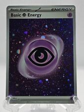 Pokémon TCG Basic Psychic Energy 151 SCARLET AND VIOLET set HD Cosmos Swirl