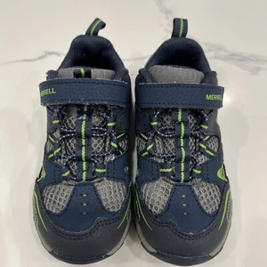 Merrell Unisex-Kid- Trail- Chaser Hiking Sneaker 9.5W Gray Blue - Picture 1 of 7