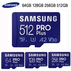 64GB 256GB 512GB PRO Plus Scheda Micro SD Scheda di memoria C10 A2 Scheda TF - Zdjęcie 1 z 11