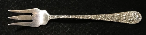 Sterling Silver Flatware - Stieff Rose Pickle Fork Cover