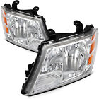 For 2009-2019Nissan Frontier Chrome Housing Headlight Assembly Left & Right Pair