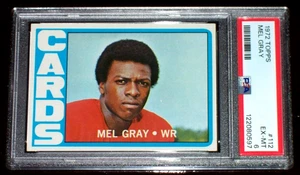 Mel Gray 1972 novato #112 Topps PSA 6 St. Louis Cardinals - Imagen 1 de 3