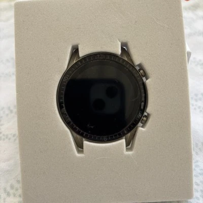 Smartwatch Pantalla Táctil Negro Con Banda Naranja Foto 1 de 4