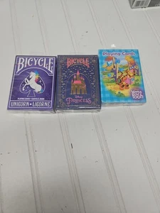 Collectible Playing Cards Disney Princess Winnie The Pooh Unicorn And Licorne - Picture 1 of 4