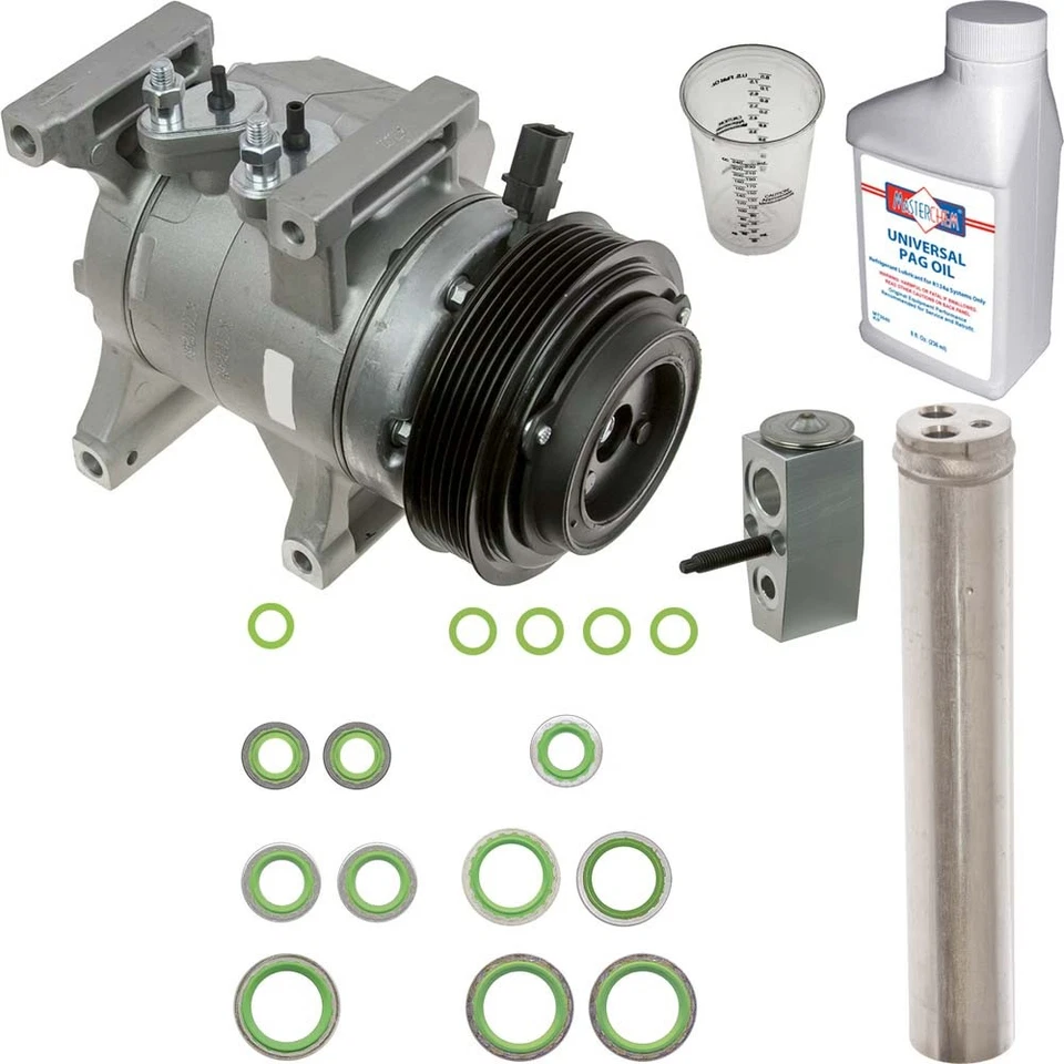 Compresor de aire acondicionado para Chrysler 300 Dodge Challenger Omega con kit de reparación de aire acondicionado CSW Foto 1 de 1