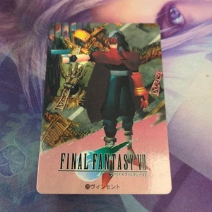 Final Fantasy VII Carddass Vending Part I Vincent 028 - Picture 1 of 2