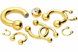 PIERCINGLINE Piercing Hufeisenring Chirurgenstahl Hufeisenring - Bild 1 von 6