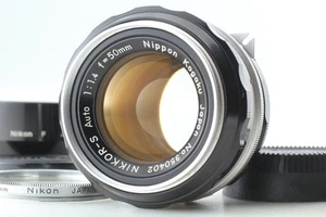 6 Klingen [NEUWERTIG mit Haube] Nikon Nippon Kogaku Nikkor-S Auto 50mm f1.4 MF Objektiv JAPAN - Bild 1 von 9