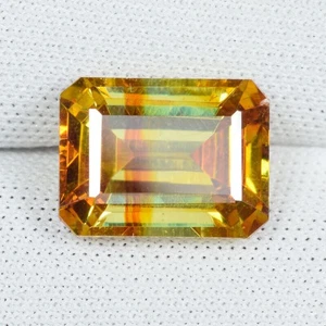5,32 ct FUNKELNDER GELBER MEHRFARBIGER* NATÜRLICHER SPHALERIT-Oktagon Se... - Bild 1 von 3