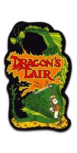 Dragon's Lair Arcade Single Side Art Decal Kit Replacement Sticker - Picture 1 of 2