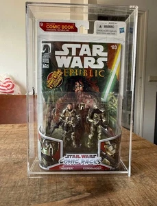 Star Wars Acrylkoffer für Star Wars Comic und 2 Stück ohne Figuren oder Comic - Bild 1 von 2