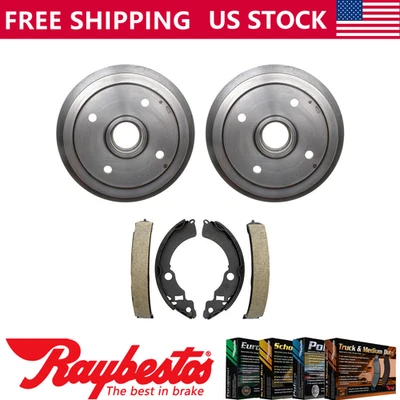 Kit trasero tambores de freno y zapatas de freno para Geo Metro 1997 - Raybestos Foto 1 de 4