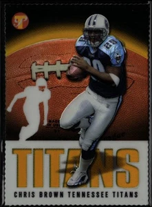 2003 Topps Pristine #72 Chris Brown Gold Refractors #/75 - Imagen 1 de 2