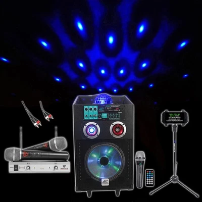 NYC Acoustics 10" Bluetooth Karaoke Machine/System 4 ipad/iphone/Android/Tablet - Image 1 of 4