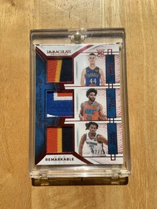 Topic/Mitchell/Jones 2024 Immaculate Rookie Jerseys Triple /15 - Thunder - Picture 1 of 2