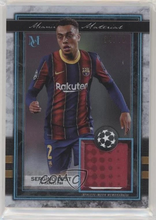 2020-21 Topps Museum Collection UCL Sapphire /75 Sergino Dest #MMR-SD Rookie RC - Image 1 of 2