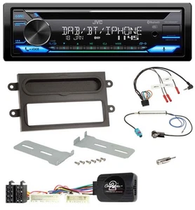 JVC Bluetooth Lenkrad USB DAB CD Autoradio für Renault Twingo ab 2015 grau - Bild 1 von 11
