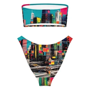 Bikini bandeau reciclado - Imagen 1 de 31