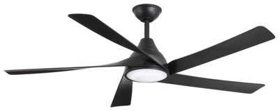MinkaAire F765L-CL Transonic 56" 5 Blade Indoor LED Ceiling Fan with Remote Cont - Image 1 of 3