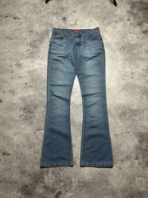 Miss Sixty Flare Jeans Low Rise Dark Blue Vintage Y2K 28 size - Image 1 of 4