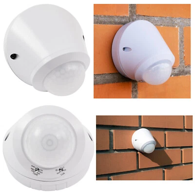 MCSHINE Decken & Wand Bewegungsmelder 360° LED geeignet 3-Draht 8m IP65 10s-15Min 800W