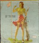 Vintage Semi Nude Advertising Matchbook Cover- Fox Lake- Park Manor Resort- Beer