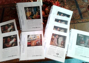 Vintage Set of 9 Original 1947 General Electric Musaphonic Advertising - Picture 1 of 12