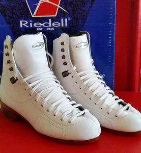 Neu Riedell Eisfigur Schlittschuh Modell 300 weiß Größe 5 keine Klinge Made in USA - Bild 1 von 10