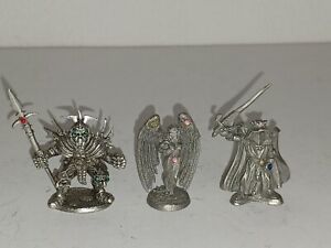 Ral Partha / Rawcliffe Pewter Miniatures D&D Group of 3 Fantasy Figures