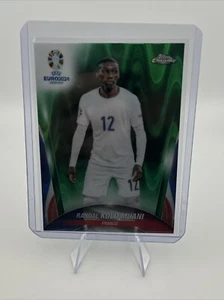 2024 Topps Chrome UEFA Euro #35 Randal Kolo Muani Green Ray Wave France - Picture 1 of 2