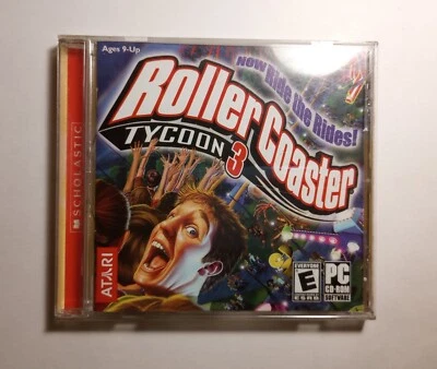RollerCoaster Tycoon 3 (PC, 2004) MINT SHAPE TESTED REGION FREE - Image 1 of 4