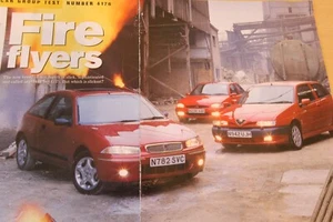 Original 1996 AUTOCAR Group Test ALFA ROMEO v FORD ESCORT RS 2000 v ROVER 200 vi - Picture 1 of 1