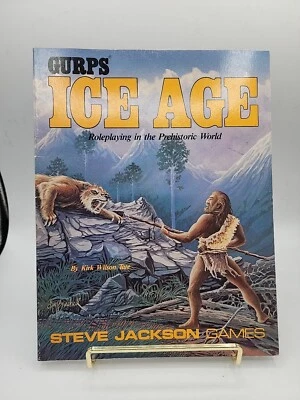 SJG GURPS History Ice Age VG+ 1st Steve Jackson Kirk Wilson Tate - Image 1 of 4