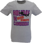 Mens Official Dead Kennedys Grey Holiday In Cambodia Plane T Shirt