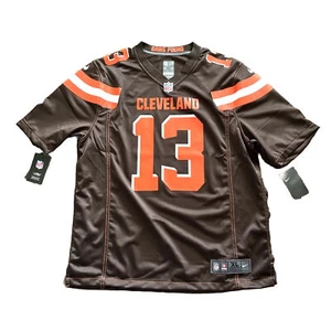 Camiseta deportiva para hombre XL Odell Beckham Jr Cleveland Browns Nike en el campo calce suelto NUEVA - Imagen 1 de 4