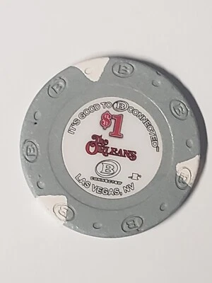 Ficha de 1,00 del Casino Orleans tipo 1 Las Vegas Nevada Foto 1 de 2