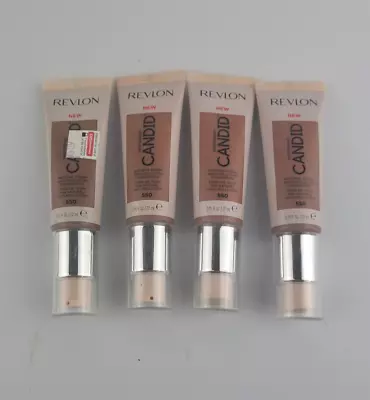 4 REVLON PHOTREADY CANDID NATURAL FINISH ANTIPOLUTION FOUNDATION 550 MOCHA - Image 1 of 4