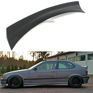 Rear JDM Boot Trunk Ducktail Spoiler Wing Lid Lip (Fits BMW E36 Compact Hatch) - Foto 1 di 11