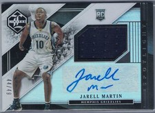 2015-16 LIMITED ROOKIE JERSEY AUTOGRAPHS SILVER SPOTLIGHT JARELL MARTIN #44/49