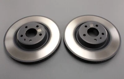 Genuine Audi A5 A6 A7 2017-on front brake discs 338x30mm (x2) 8W0615301AB - Image 1 of 3