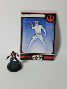 Star Wars Miniatures - Rebel Storm - 07/60 - Han Solo (Card Included)