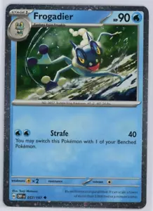 Pokemon Juego de Cartas Coleccionables Frogadier 057/167 Shrouded Fable Cosmos Holo Promo - Imagen 1 de 1