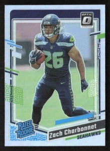 2023 Optic Zach Charbonnet #294 Holo RC Seattle Seahawks - Picture 1 of 2
