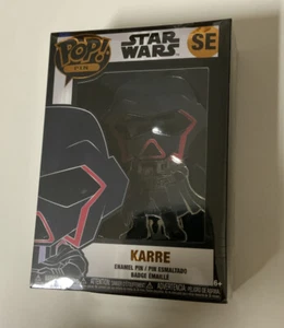 🧷 STAR WARS KARRE CHASE EXCLUSIVE FUNKO ENAMEL PIN 🆕 Distressed Box - Picture 1 of 3