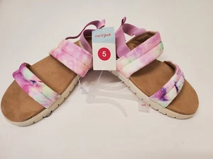 Cat & Jack Mädchen LILA/Haselnuss Fußbett Sandalen Größe 5 - Bild 1 von 4