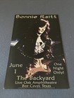 Bonnie Raitt Poster In Concert The Backyard Austin Texas Original