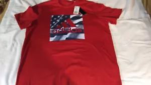 Adidas Multi Sport T  Size XL Scarlet Red - Picture 1 of 3