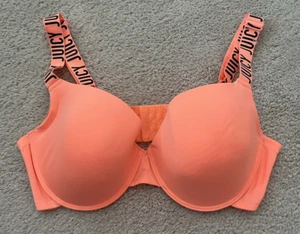 Juicy Couture Women's Orange T-shirt Bra 42D New - Picture 1 of 5