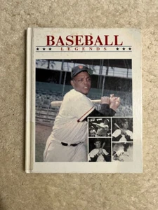 Legends of Baseball Book Willie Mays Hank Aaron Joe DiMaggio Ted Williams Babe - Picture 1 of 14