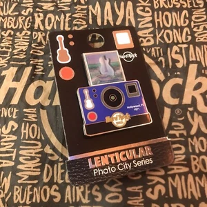 Hard Rock Cafe HOTEL HRH HOLLYWOOD FL LENTICULAR PHOTO CITY SERIES Pin Limited - Bild 1 von 2